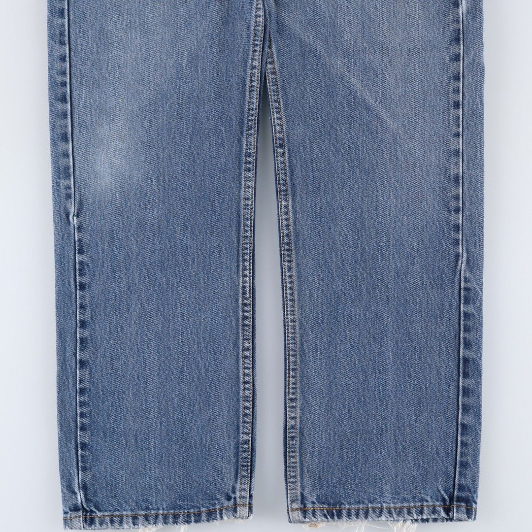 Levi's 505 tapered denim pants for men, equivalent to w35 cotton blue type Vintage Second Hand
