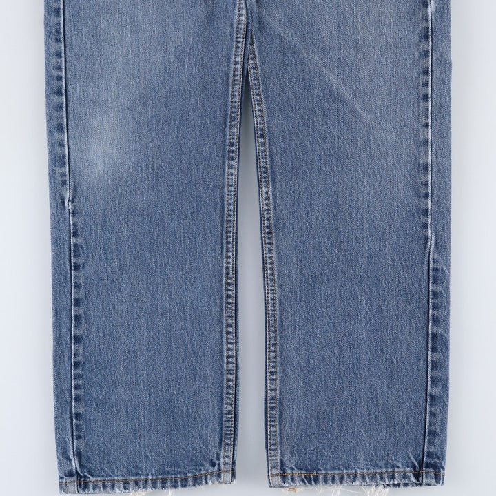 Levi's 505 tapered denim pants for men, equivalent to w35 cotton blue type Vintage Second Hand