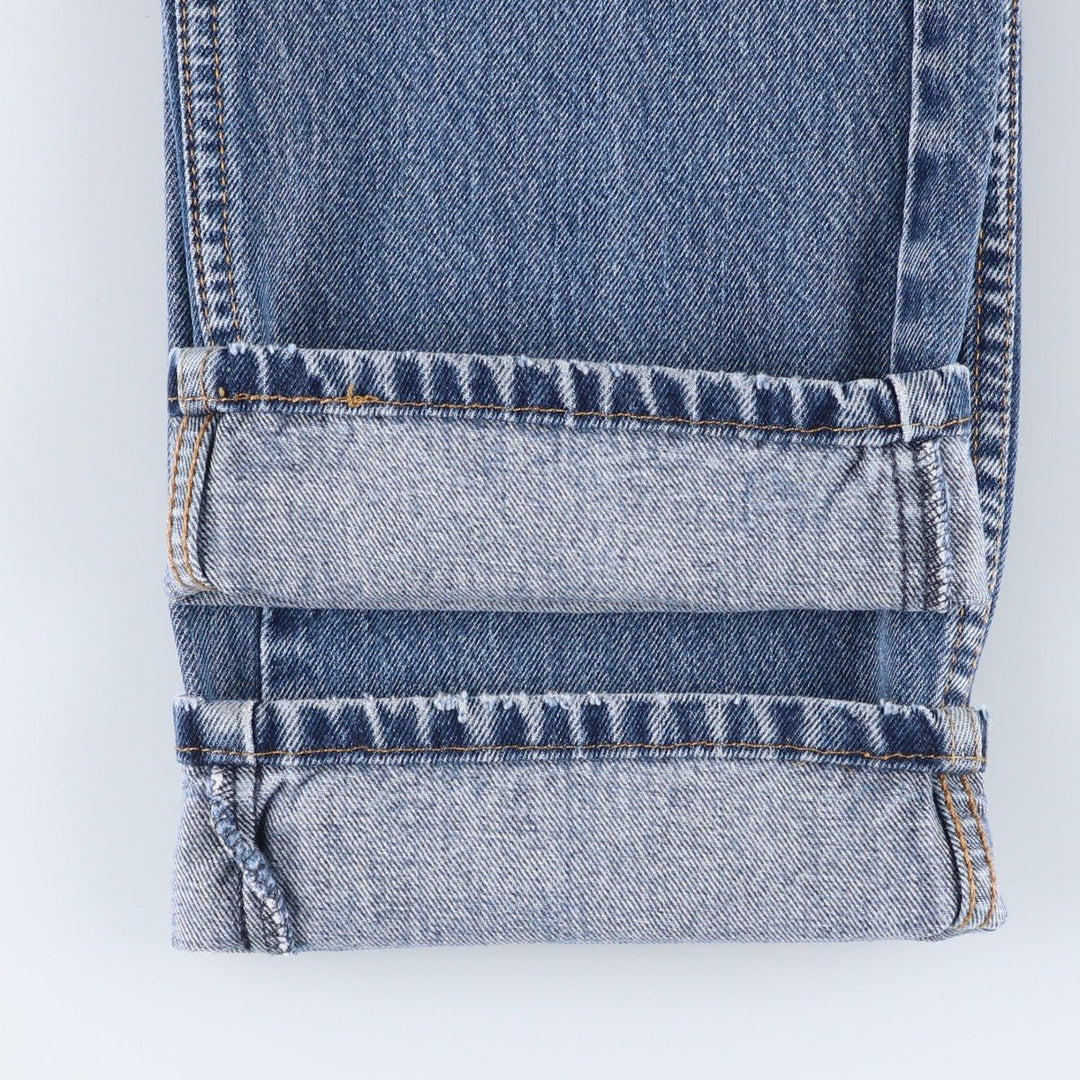 Levi's 505 tapered denim pants for men, equivalent to w35 cotton blue type Vintage Second Hand