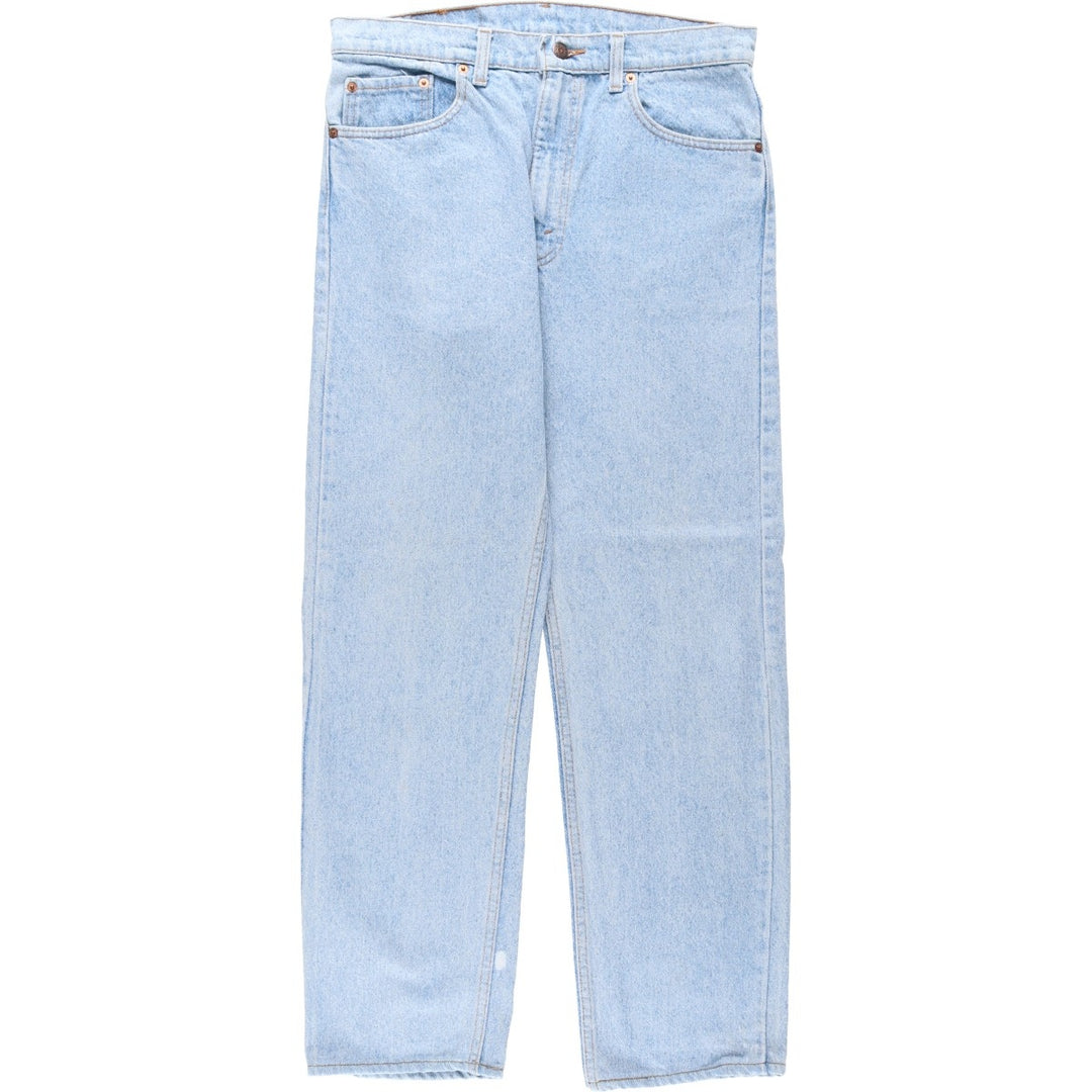 90'S Levi's 505-4834 Tapered Denim Pants, Made in USA, Men's, Size W33, Vintage cotton Blue type light blue Vintage Second Hand