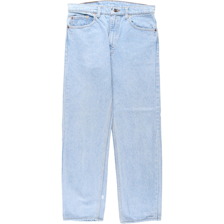90'S Levi's 505-4834 Tapered Denim Pants, Made in USA, Men's, Size W33, Vintage cotton Blue type light blue Vintage Second Hand