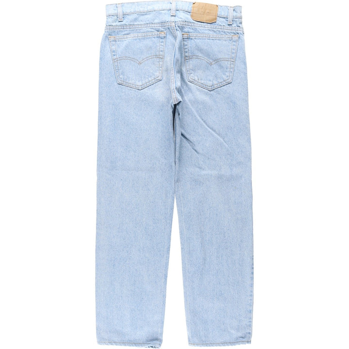 90'S Levi's 505-4834 Tapered Denim Pants, Made in USA, Men's, Size W33, Vintage cotton Blue type light blue Vintage Second Hand
