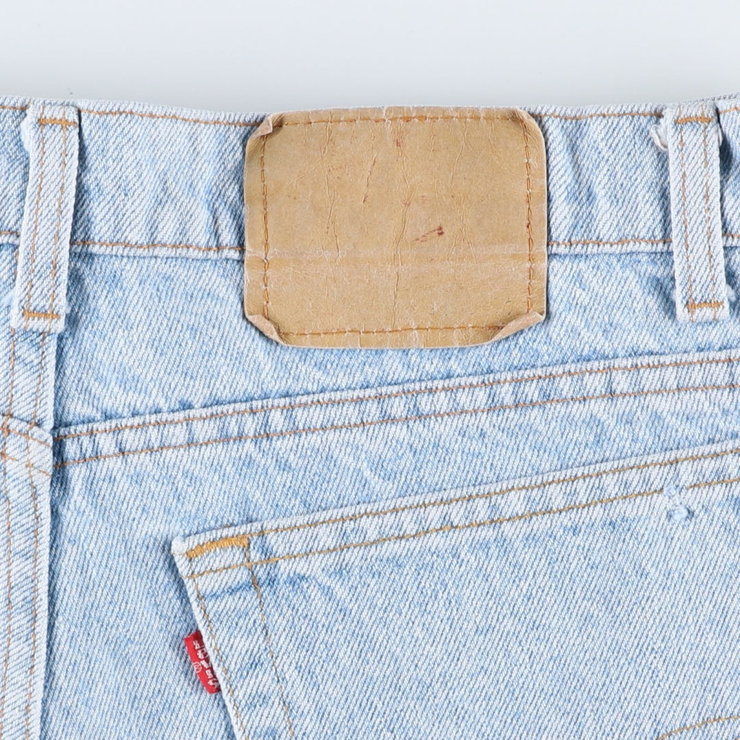 90'S Levi's 505-4834 Tapered Denim Pants, Made in USA, Men's, Size W33, Vintage cotton Blue type light blue Vintage Second Hand