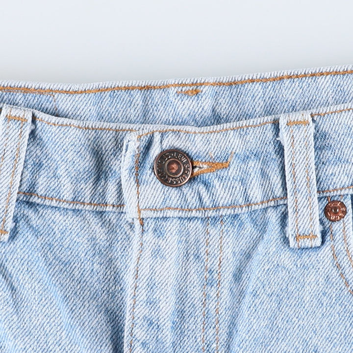 90'S Levi's 505-4834 Tapered Denim Pants, Made in USA, Men's, Size W33, Vintage cotton Blue type light blue Vintage Second Hand