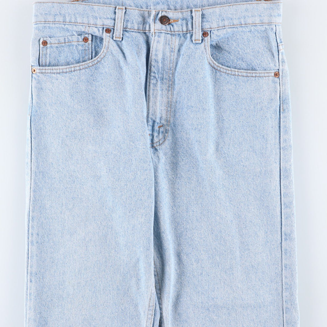 90'S Levi's 505-4834 Tapered Denim Pants, Made in USA, Men's, Size W33, Vintage cotton Blue type light blue Vintage Second Hand