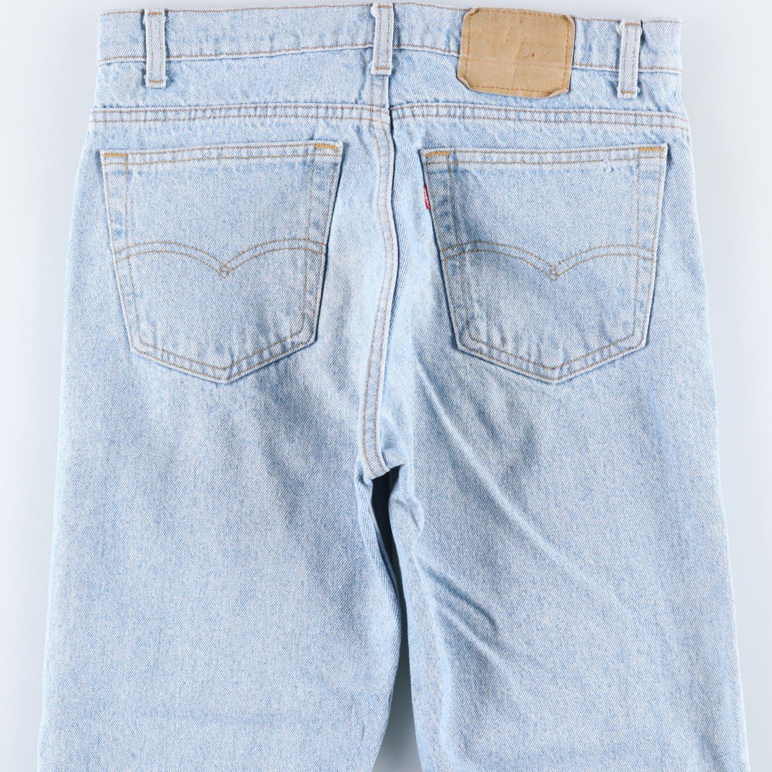 90'S Levi's 505-4834 Tapered Denim Pants, Made in USA, Men's, Size W33, Vintage cotton Blue type light blue Vintage Second Hand