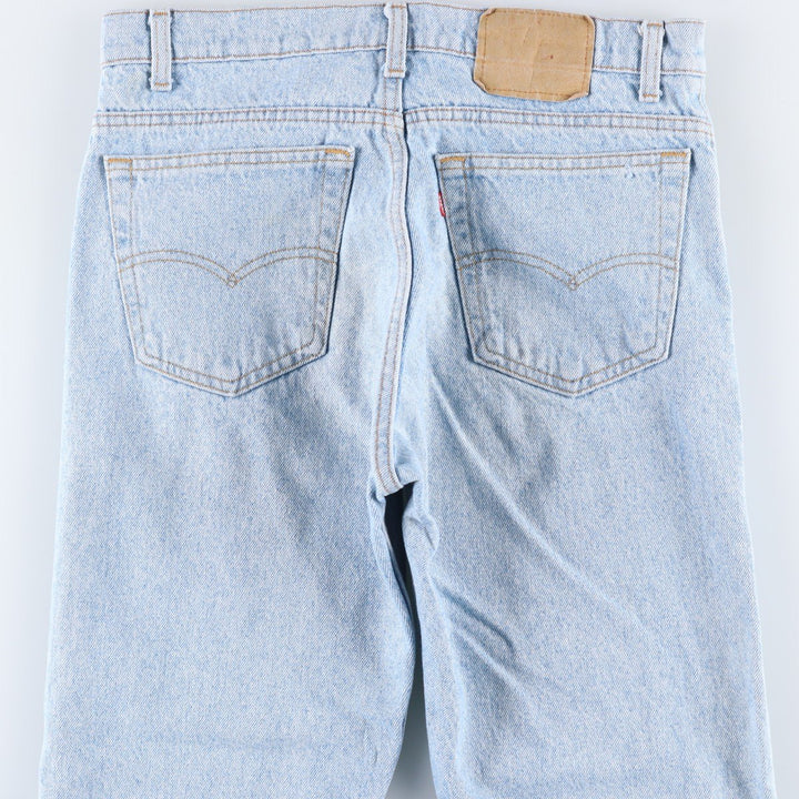 90'S Levi's 505-4834 Tapered Denim Pants, Made in USA, Men's, Size W33, Vintage cotton Blue type light blue Vintage Second Hand