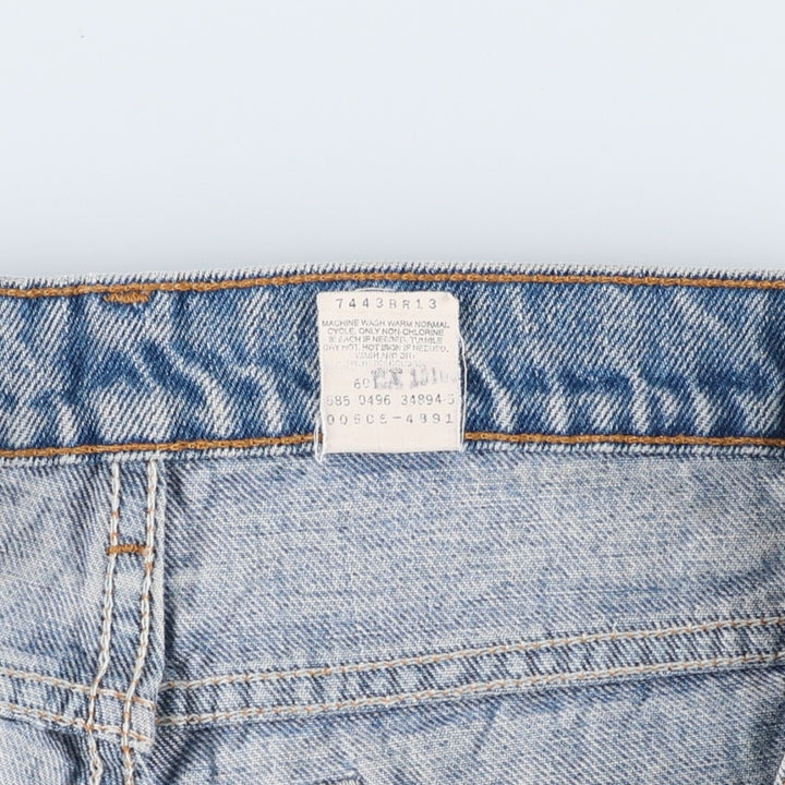 1990'S Levi's 00505-4891 Regular Fit Straight Leg Tapered Denim Pants, Made in USA, Men's Size W33 (approx.), Vintage cotton blue type Vintage Second Hand
