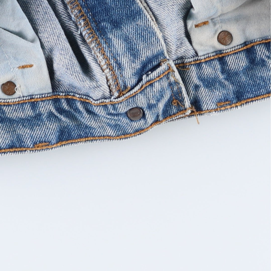 1990'S Levi's 00505-4891 Regular Fit Straight Leg Tapered Denim Pants, Made in USA, Men's Size W33 (approx.), Vintage cotton blue type Vintage Second Hand