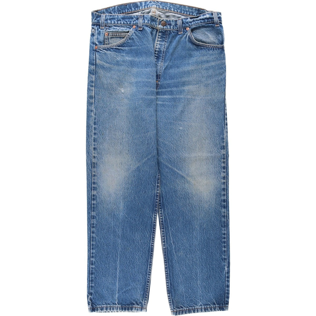 Levi's 40505-0215 Orange Tab Tapered Denim Pants, Made in USA, Men's W36 (approx.), Vintage. cotton blue type Vintage Second Hand