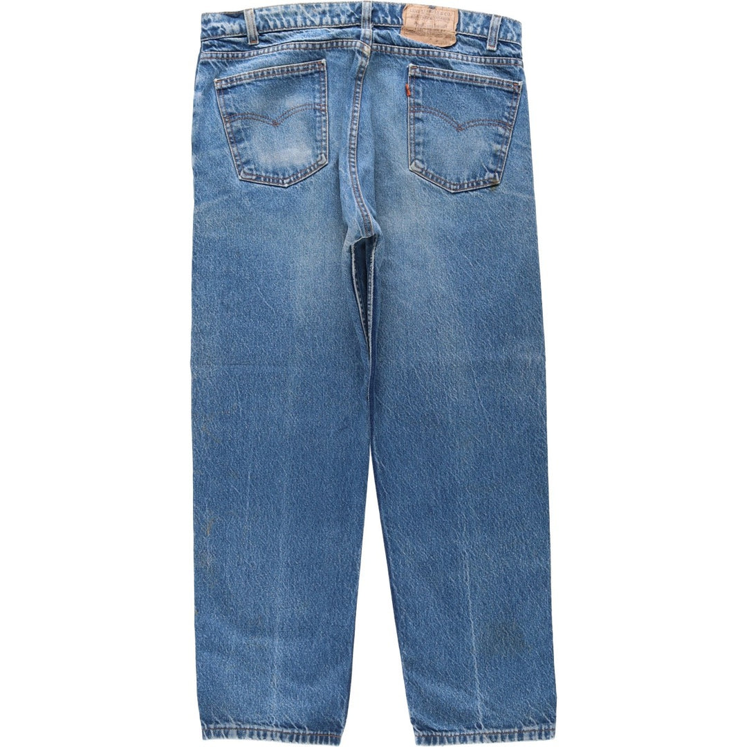 Levi's 40505-0215 Orange Tab Tapered Denim Pants, Made in USA, Men's W36 (approx.), Vintage. cotton blue type Vintage Second Hand