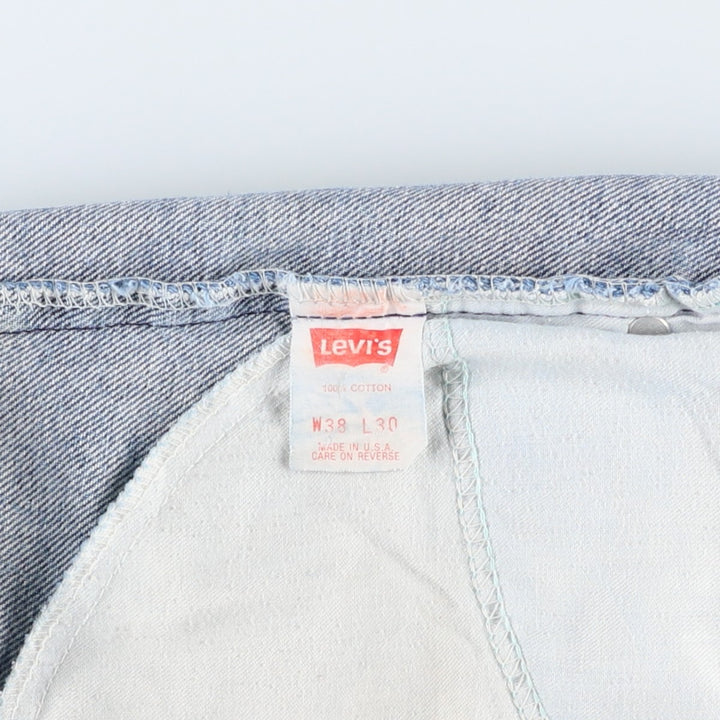 Levi's 40505-0215 Orange Tab Tapered Denim Pants, Made in USA, Men's W36 (approx.), Vintage. cotton blue type Vintage Second Hand
