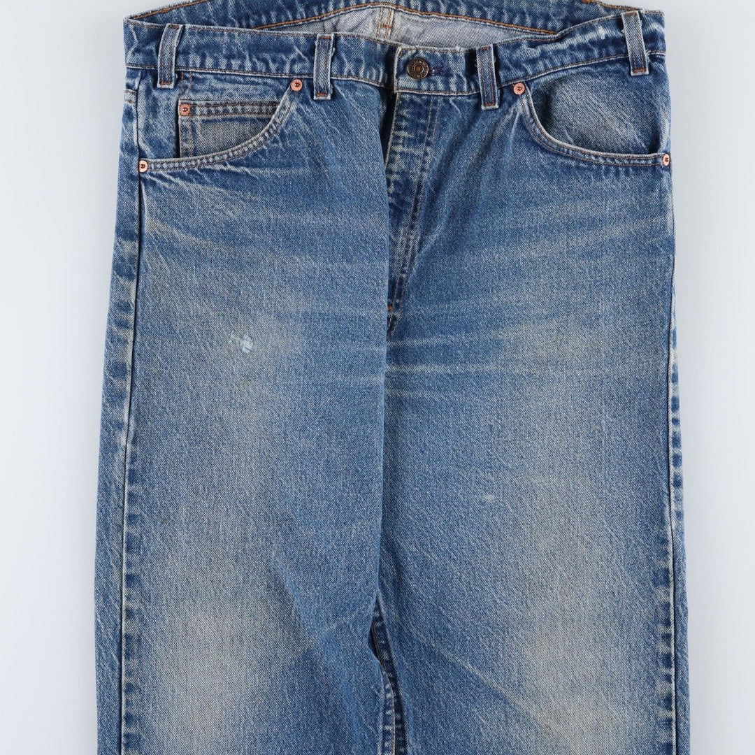 Levi's 40505-0215 Orange Tab Tapered Denim Pants, Made in USA, Men's W36 (approx.), Vintage. cotton blue type Vintage Second Hand