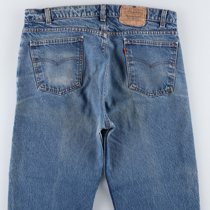 Levi's 40505-0215 Orange Tab Tapered Denim Pants, Made in USA, Men's W36 (approx.), Vintage. cotton blue type Vintage Second Hand