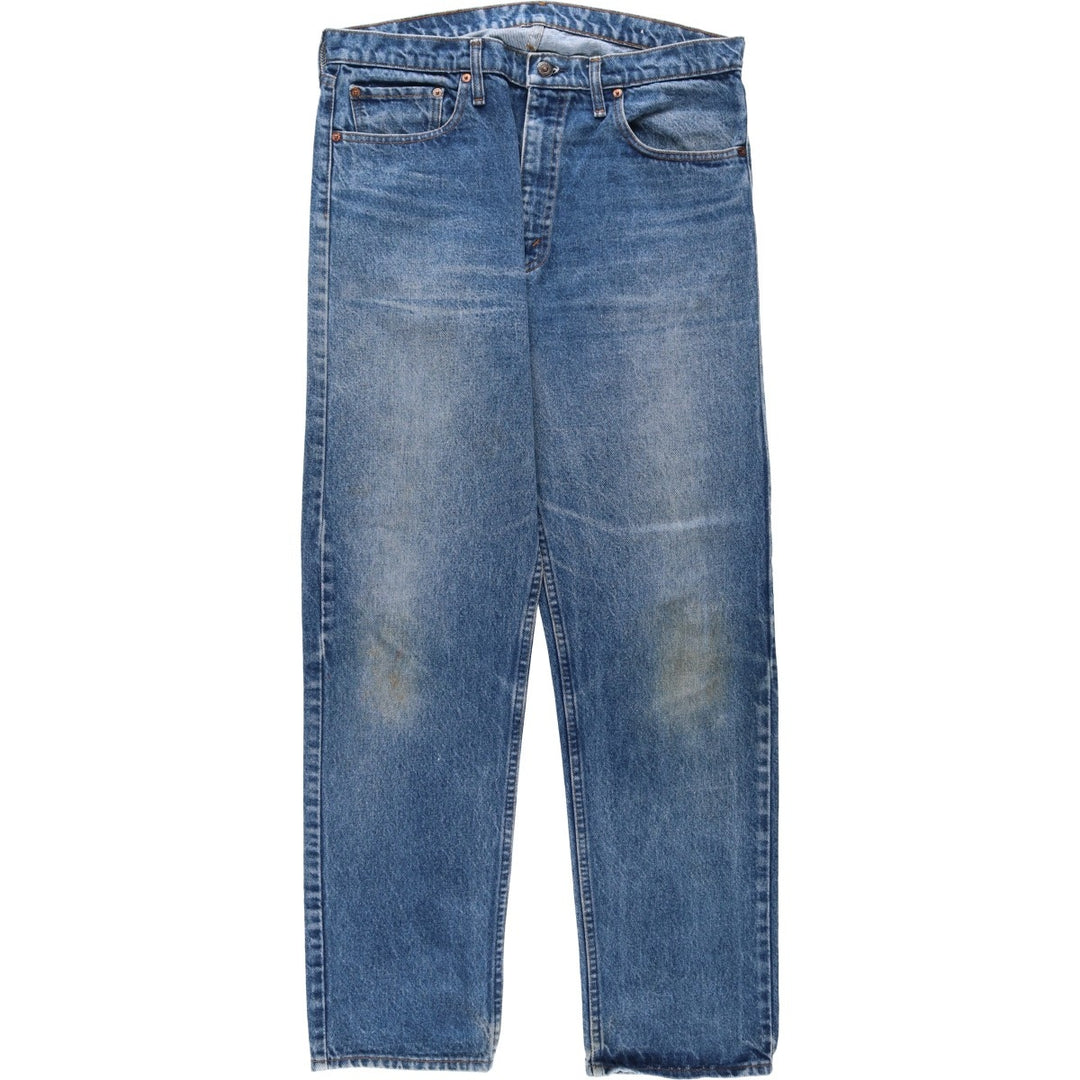 80'S Levi's 505-0216 Tapered Denim Pants for Men, W35, Vintage unclear blue type Vintage Second Hand