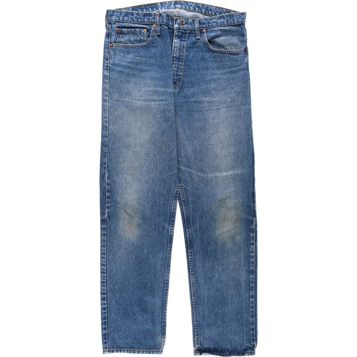 80'S Levi's 505-0216 Tapered Denim Pants for Men, W35, Vintage unclear blue type Vintage Second Hand