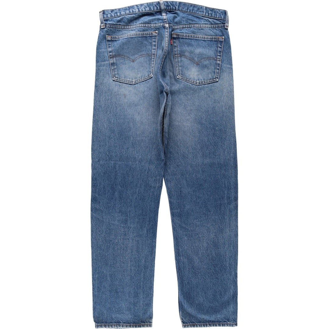 80'S Levi's 505-0216 Tapered Denim Pants for Men, W35, Vintage unclear blue type Vintage Second Hand