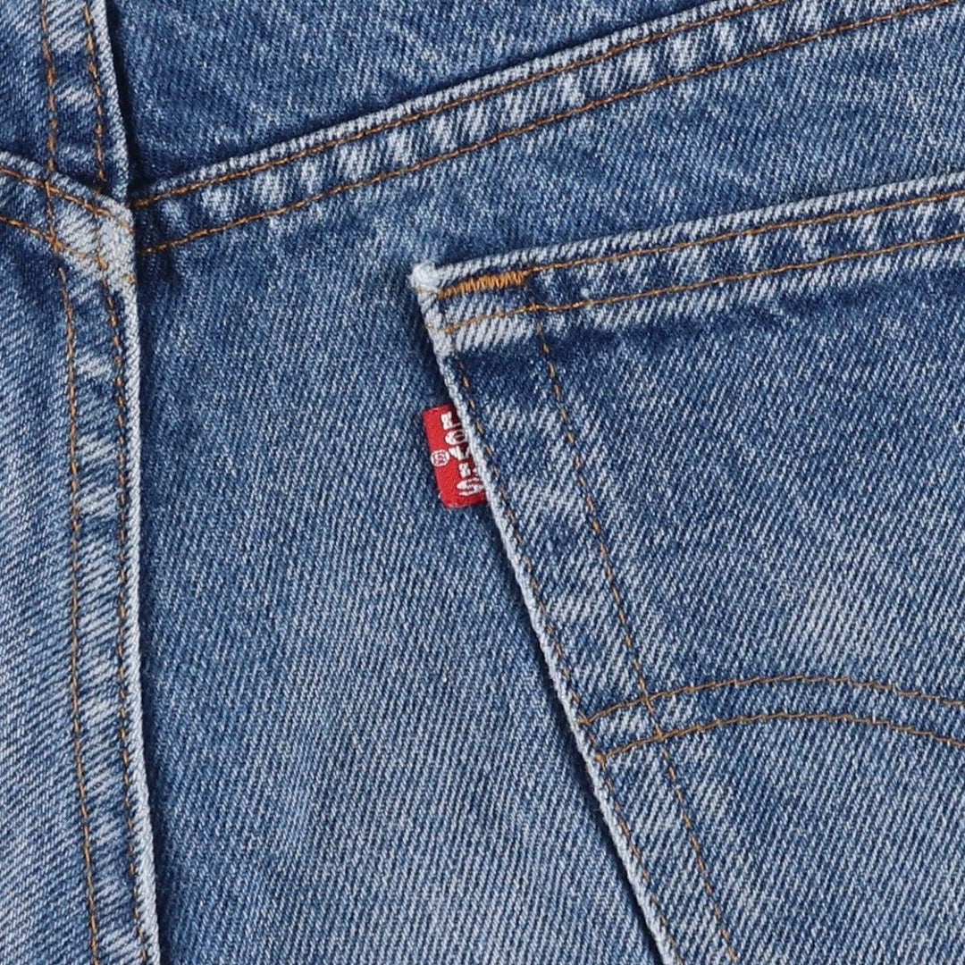 80'S Levi's 505-0216 Tapered Denim Pants for Men, W35, Vintage unclear blue type Vintage Second Hand