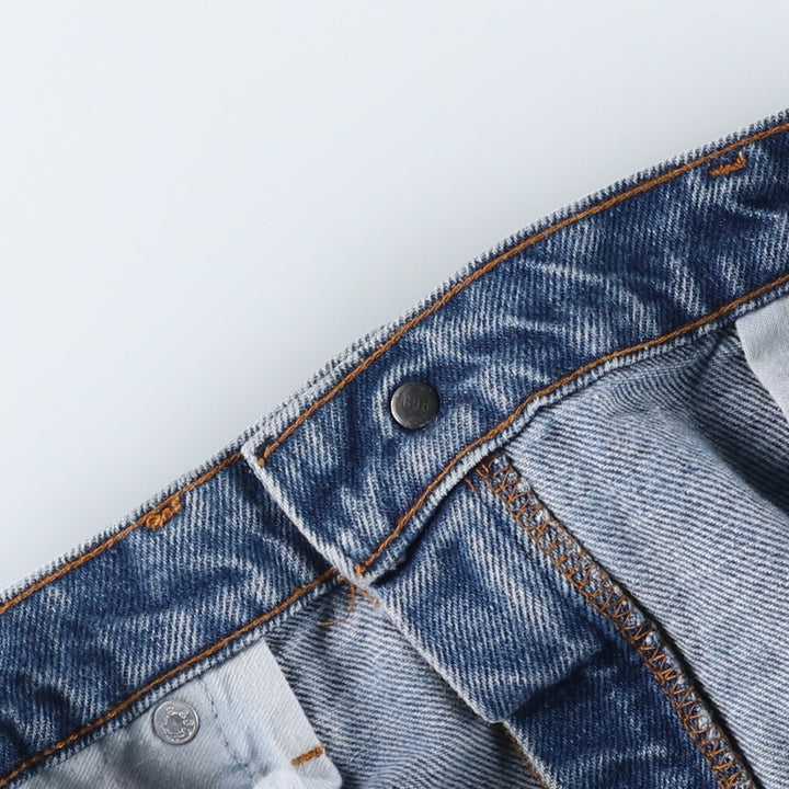 80'S Levi's 505-0216 Tapered Denim Pants for Men, W35, Vintage unclear blue type Vintage Second Hand