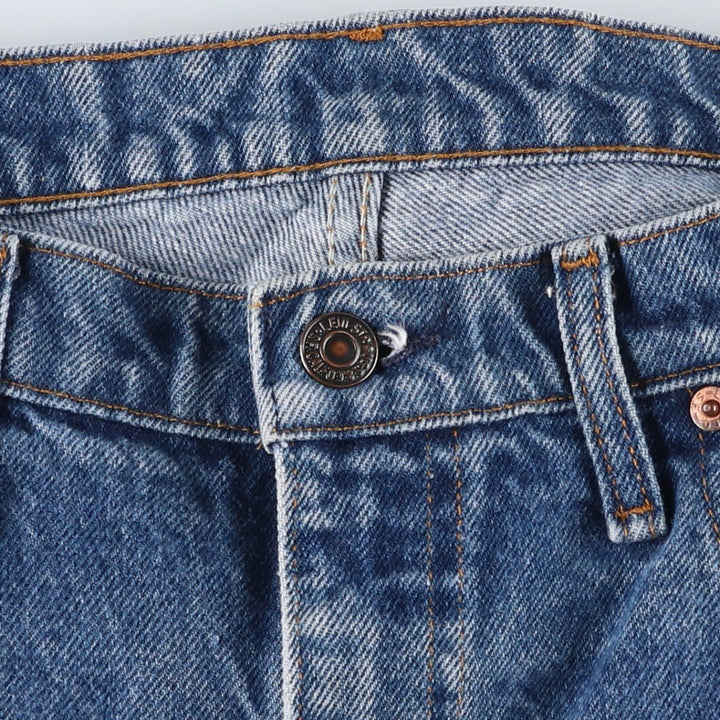 80'S Levi's 505-0216 Tapered Denim Pants for Men, W35, Vintage unclear blue type Vintage Second Hand