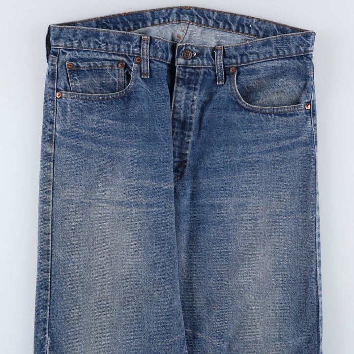 80'S Levi's 505-0216 Tapered Denim Pants for Men, W35, Vintage unclear blue type Vintage Second Hand