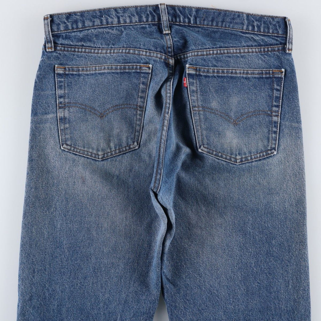 80'S Levi's 505-0216 Tapered Denim Pants for Men, W35, Vintage unclear blue type Vintage Second Hand
