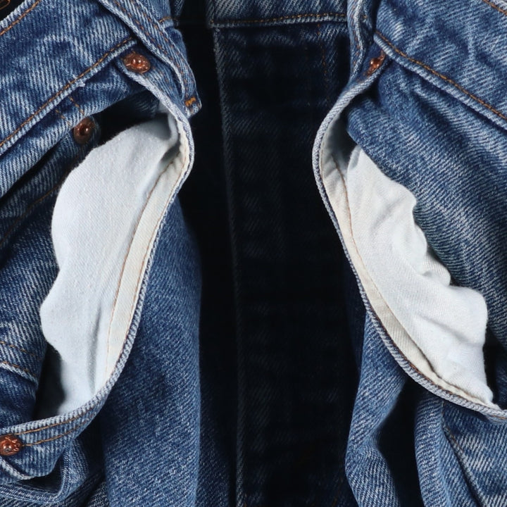 80'S Levi's 505-0216 Tapered Denim Pants for Men, W35, Vintage unclear blue type Vintage Second Hand
