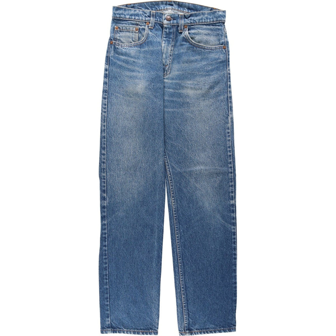 Levi's 505-0216 Tapered Denim Pants, Made in USA, Men's Size W30 (approx.), Vintage cotton blue type Vintage Second Hand