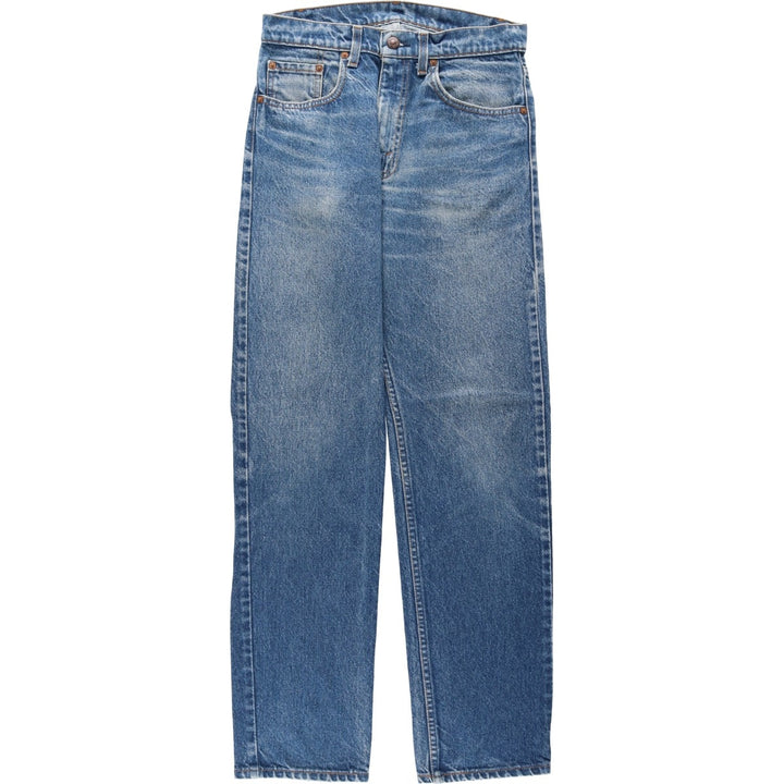 Levi's 505-0216 Tapered Denim Pants, Made in USA, Men's Size W30 (approx.), Vintage cotton blue type Vintage Second Hand