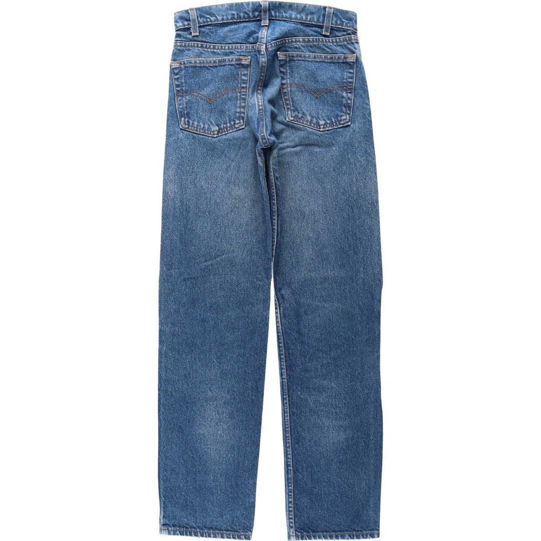Levi's 505-0216 Tapered Denim Pants, Made in USA, Men's Size W30 (approx.), Vintage cotton blue type Vintage Second Hand