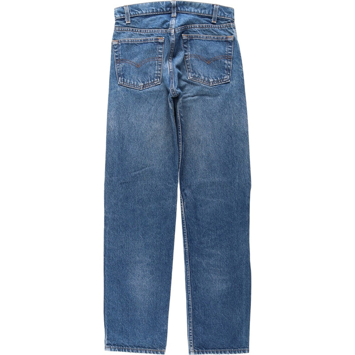 Levi's 505-0216 Tapered Denim Pants, Made in USA, Men's Size W30 (approx.), Vintage cotton blue type Vintage Second Hand