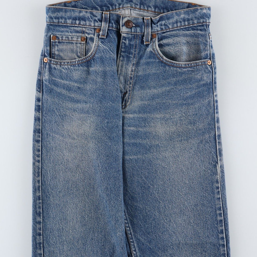 Levi's 505-0216 Tapered Denim Pants, Made in USA, Men's Size W30 (approx.), Vintage cotton blue type Vintage Second Hand