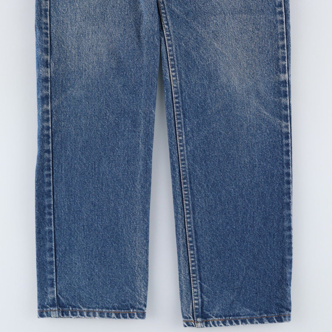Levi's 505-0216 Tapered Denim Pants, Made in USA, Men's Size W30 (approx.), Vintage cotton blue type Vintage Second Hand