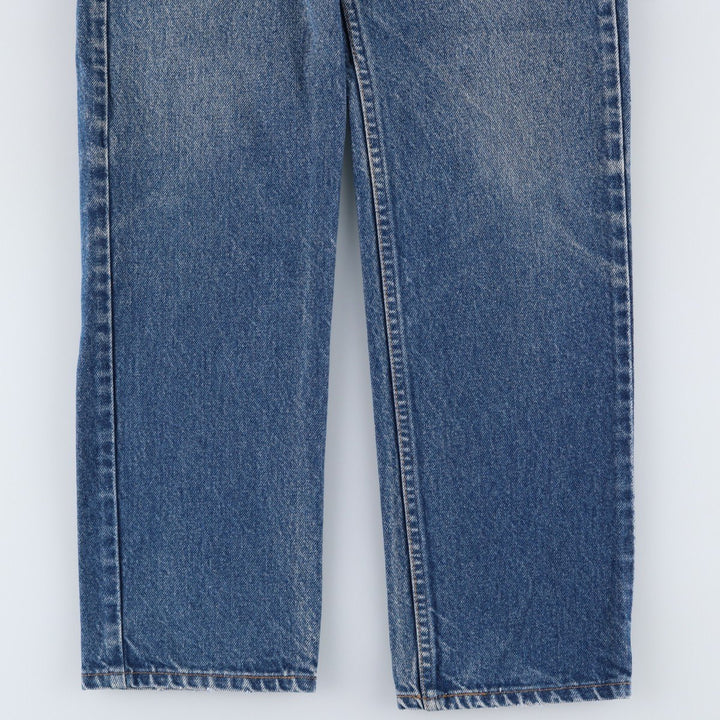 Levi's 505-0216 Tapered Denim Pants, Made in USA, Men's Size W30 (approx.), Vintage cotton blue type Vintage Second Hand