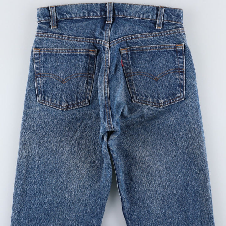 Levi's 505-0216 Tapered Denim Pants, Made in USA, Men's Size W30 (approx.), Vintage cotton blue type Vintage Second Hand