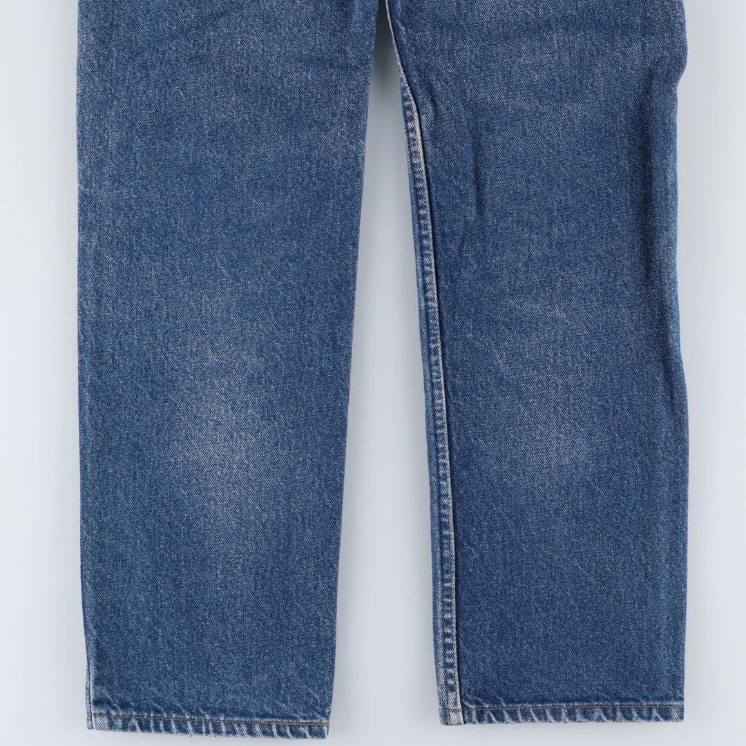 Levi's 505-0216 Tapered Denim Pants, Made in USA, Men's Size W30 (approx.), Vintage cotton blue type Vintage Second Hand
