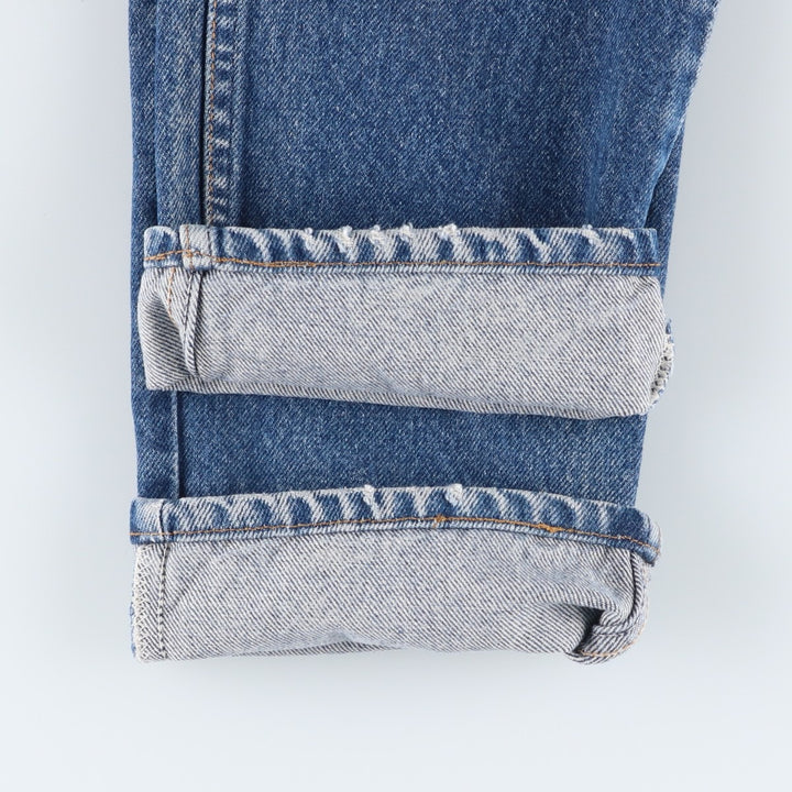 Levi's 505-0216 Tapered Denim Pants, Made in USA, Men's Size W30 (approx.), Vintage cotton blue type Vintage Second Hand
