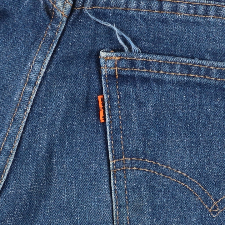 Levi's 20505-0217 Orange Tab Tapered Denim Pants, Men's W32 (approx.), Vintage unclear blue type Vintage Second Hand