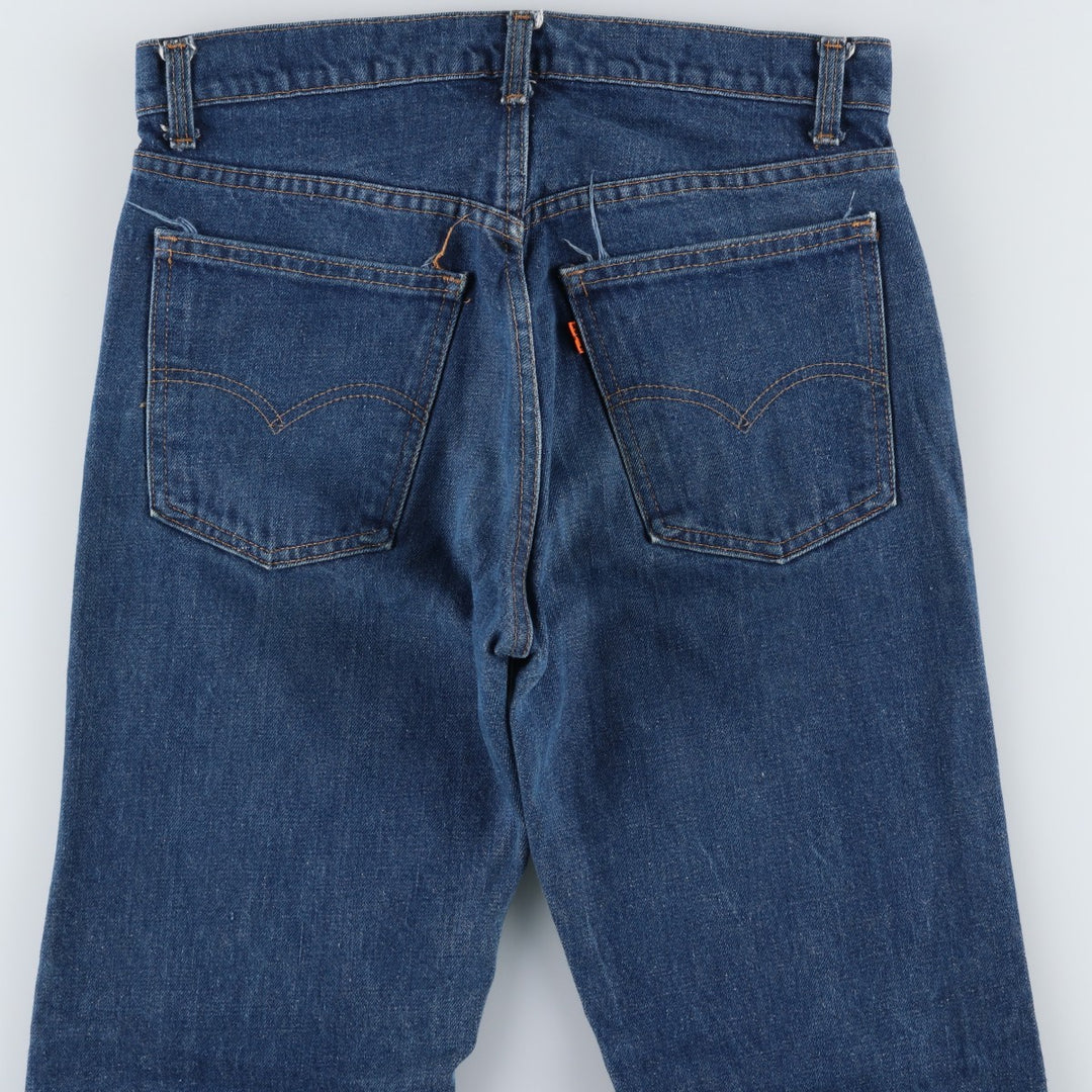 Levi's 20505-0217 Orange Tab Tapered Denim Pants, Men's W32 (approx.), Vintage unclear blue type Vintage Second Hand