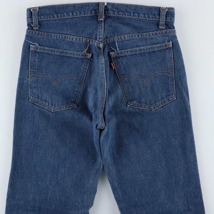 Levi's 20505-0217 Orange Tab Tapered Denim Pants, Men's W32 (approx.), Vintage unclear blue type Vintage Second Hand