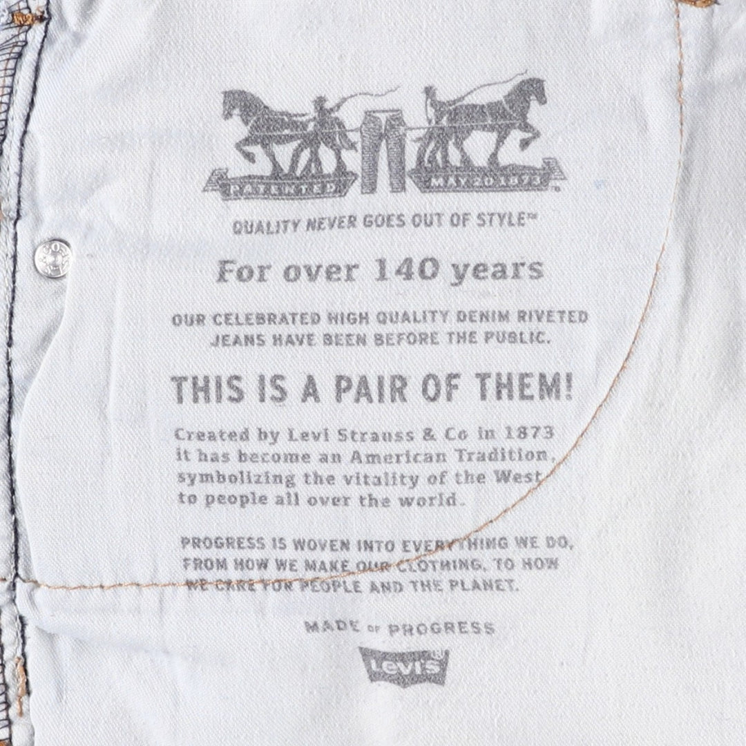 Levi's 00517-0216 Bootcut Denim Pants, Men's W35 (approx.) cotton blue type Vintage Second Hand