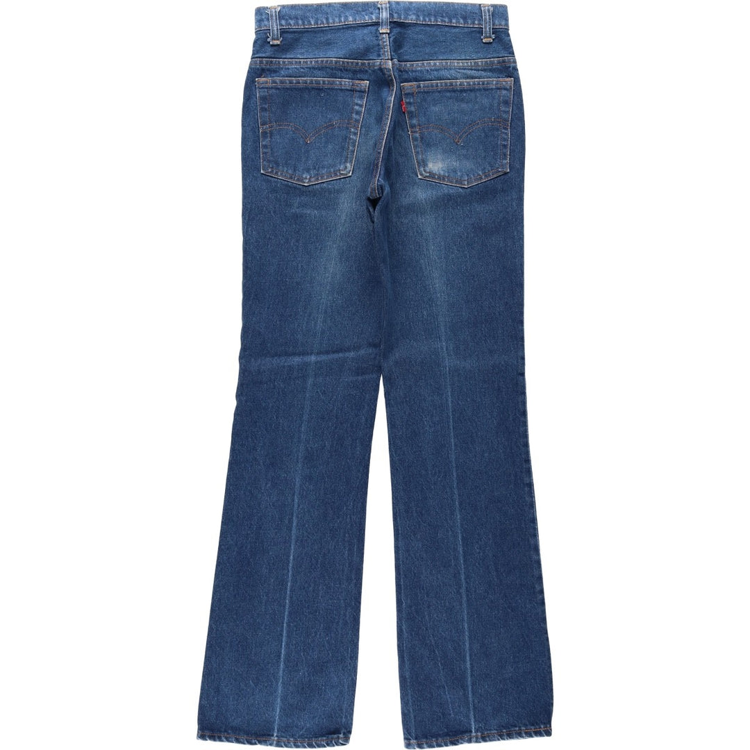 1980'S Levi's 517-0217 Bootcut Denim Pants, Men's Size W30 (approx.), Vintage unclear blue type Vintage Second Hand