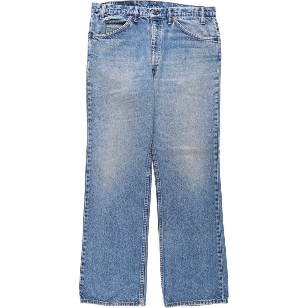 80'S Levi's 20517-0217 Orange Tab Bootcut Denim Pants Made in USA Men's W35 Vintage cotton blue type Vintage Second Hand