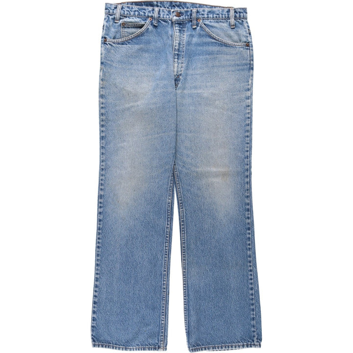 80'S Levi's 20517-0217 Orange Tab Bootcut Denim Pants Made in USA Men's W35 Vintage cotton blue type Vintage Second Hand