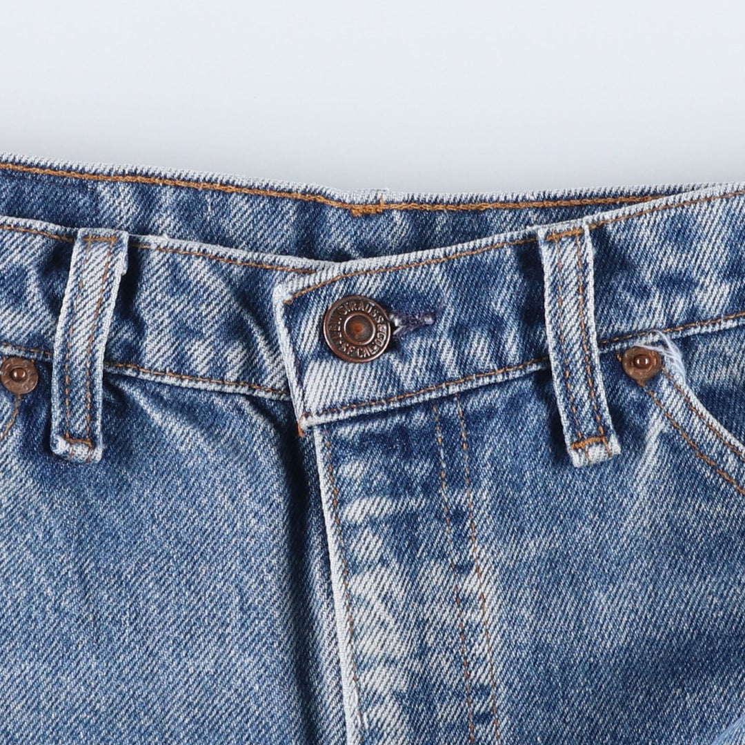 80'S Levi's 20517-0217 Orange Tab Bootcut Denim Pants Made in USA Men's W35 Vintage cotton blue type Vintage Second Hand
