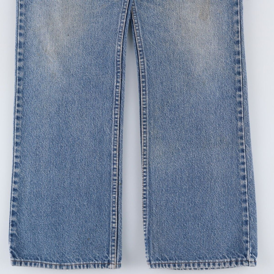 80'S Levi's 20517-0217 Orange Tab Bootcut Denim Pants Made in USA Men's W35 Vintage cotton blue type Vintage Second Hand