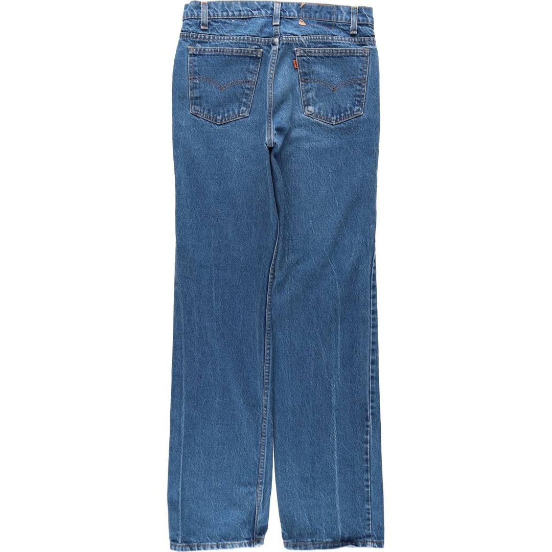 1990'S Levi's 20517-0217 Orange Tab Bootcut Denim Pants, Men's Size W32 (approx.), Vintage unclear blue type Vintage Second Hand