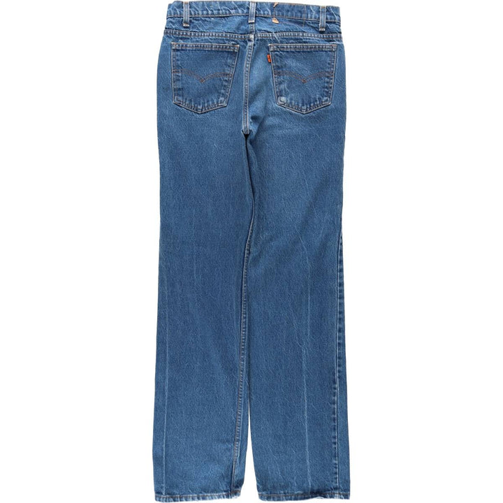 1990'S Levi's 20517-0217 Orange Tab Bootcut Denim Pants, Men's Size W32 (approx.), Vintage unclear blue type Vintage Second Hand