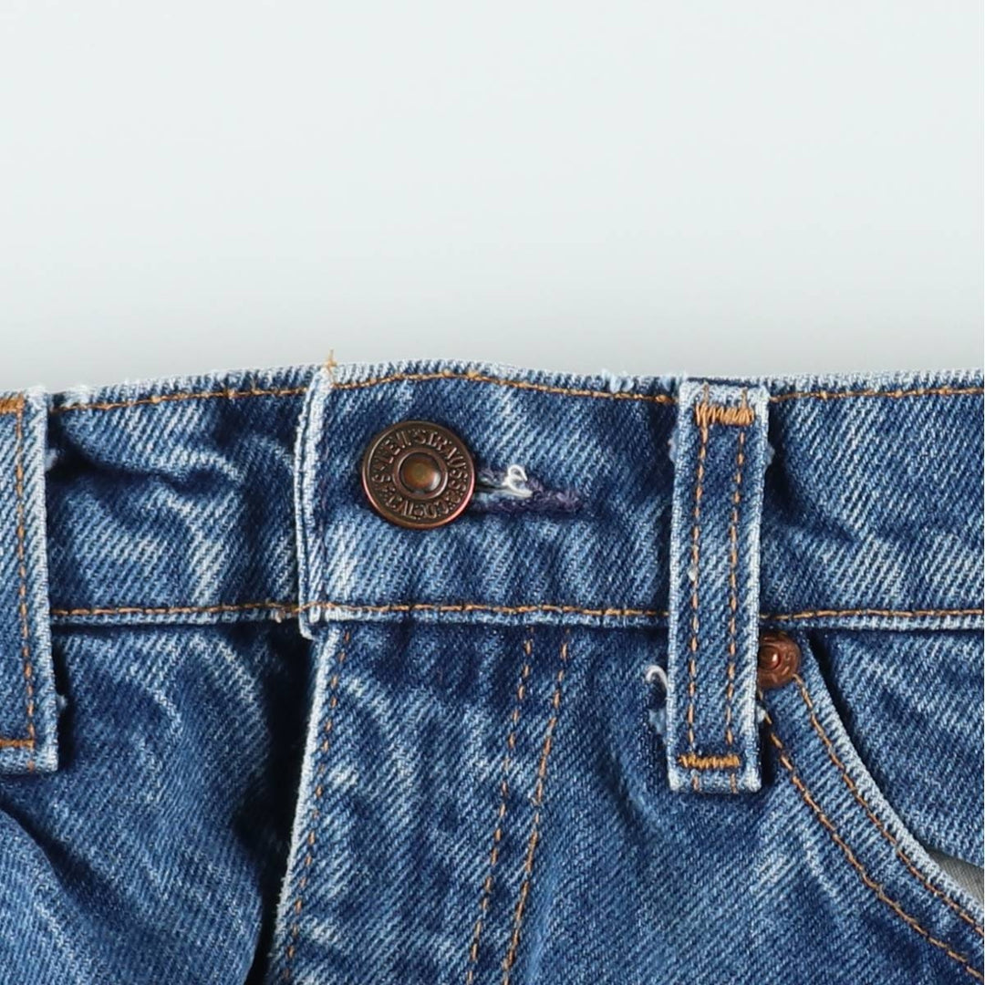 1990'S Levi's 20517-0217 Orange Tab Bootcut Denim Pants, Men's Size W32 (approx.), Vintage unclear blue type Vintage Second Hand