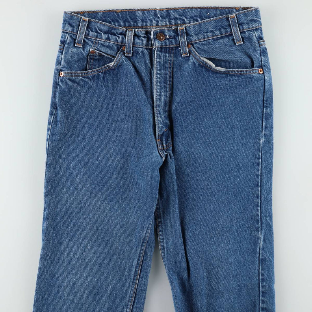 1990'S Levi's 20517-0217 Orange Tab Bootcut Denim Pants, Men's Size W32 (approx.), Vintage unclear blue type Vintage Second Hand
